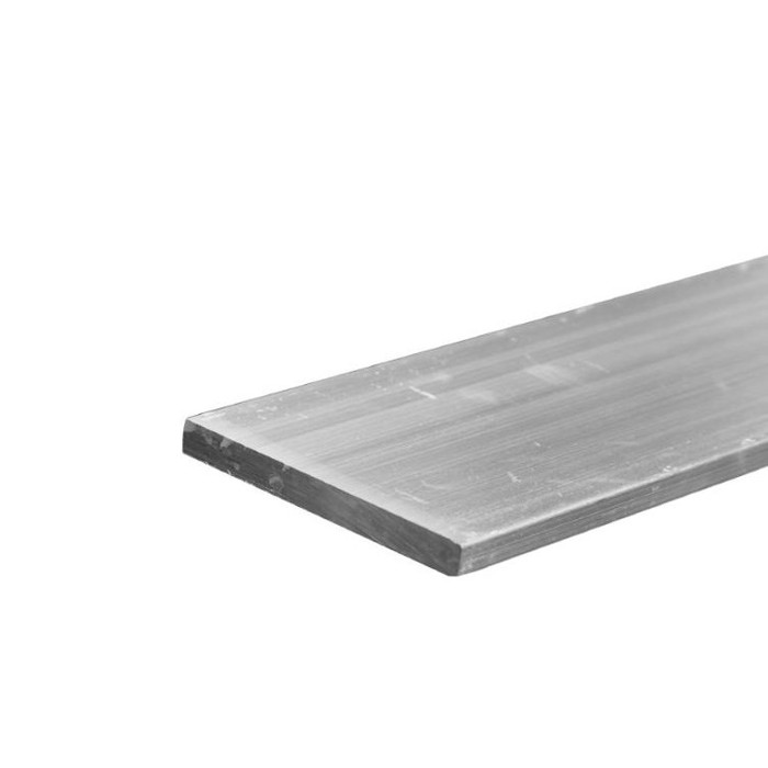 Solid platt aluminiumskena 