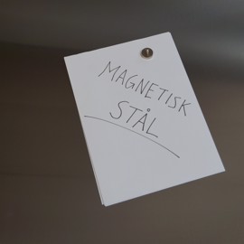 Magnetisk rostfri stålskiva